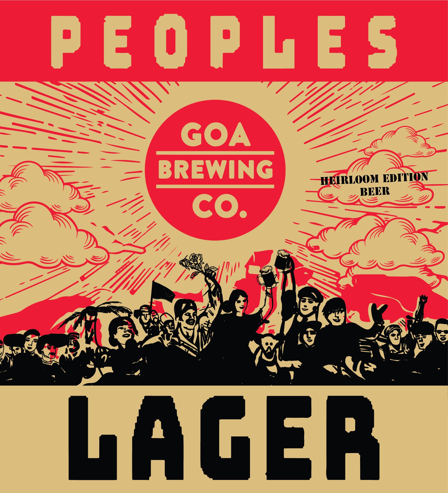 Peoples Lager Label Device mark 7574842 Trademark