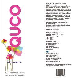 Quco Hair Perfume Spray - Many Flowers Device mark 2264436 Trademark