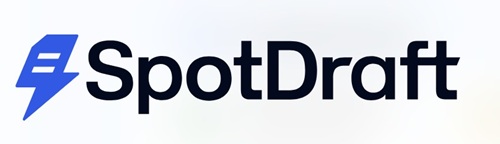 The Words “spotdraft” Accompanied By A Stylized Thunderbolt Device Device mark 7577755 Trademark