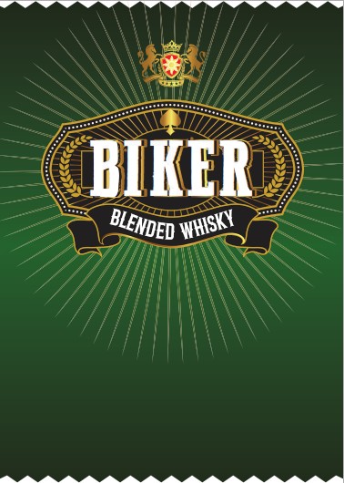 Biker Blended Whisky Device mark 7586357 Trademark