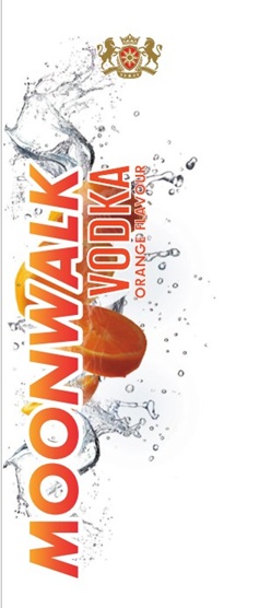 Moonwalk Vodka Orange Flavour Device mark 7586358 Trademark