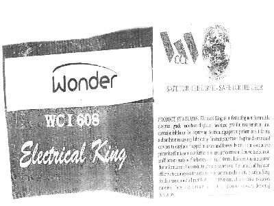Wonder Wci 608 Electrical King (label) Device mark 2799728 Trademark