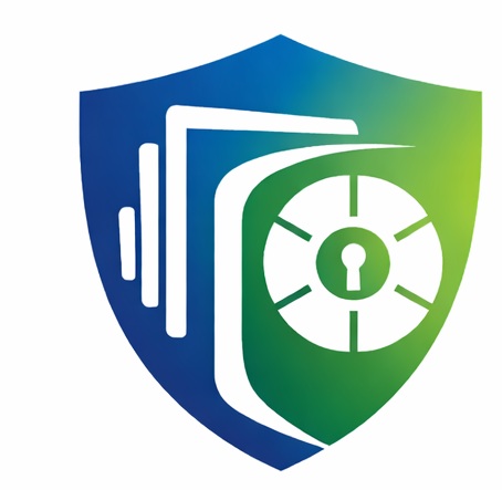 Shield With Files And Vault Keyhole (design) Device mark 7591682 Trademark