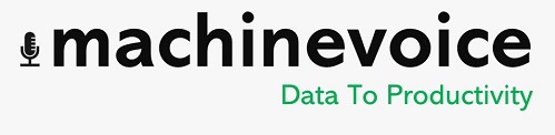 Machinevoice With Tagline Data To Productivity' Device mark 7598395 Trademark