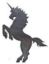 Single Horse Device (b/w) Device mark 2037414 Trademark