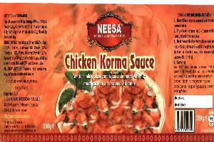 Neesa Chicken Korma Sauce Device mark 2012765 Trademark