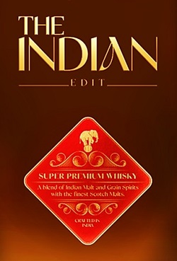 The Indian Edit Super Premium Whisky Device mark 7607205 Trademark