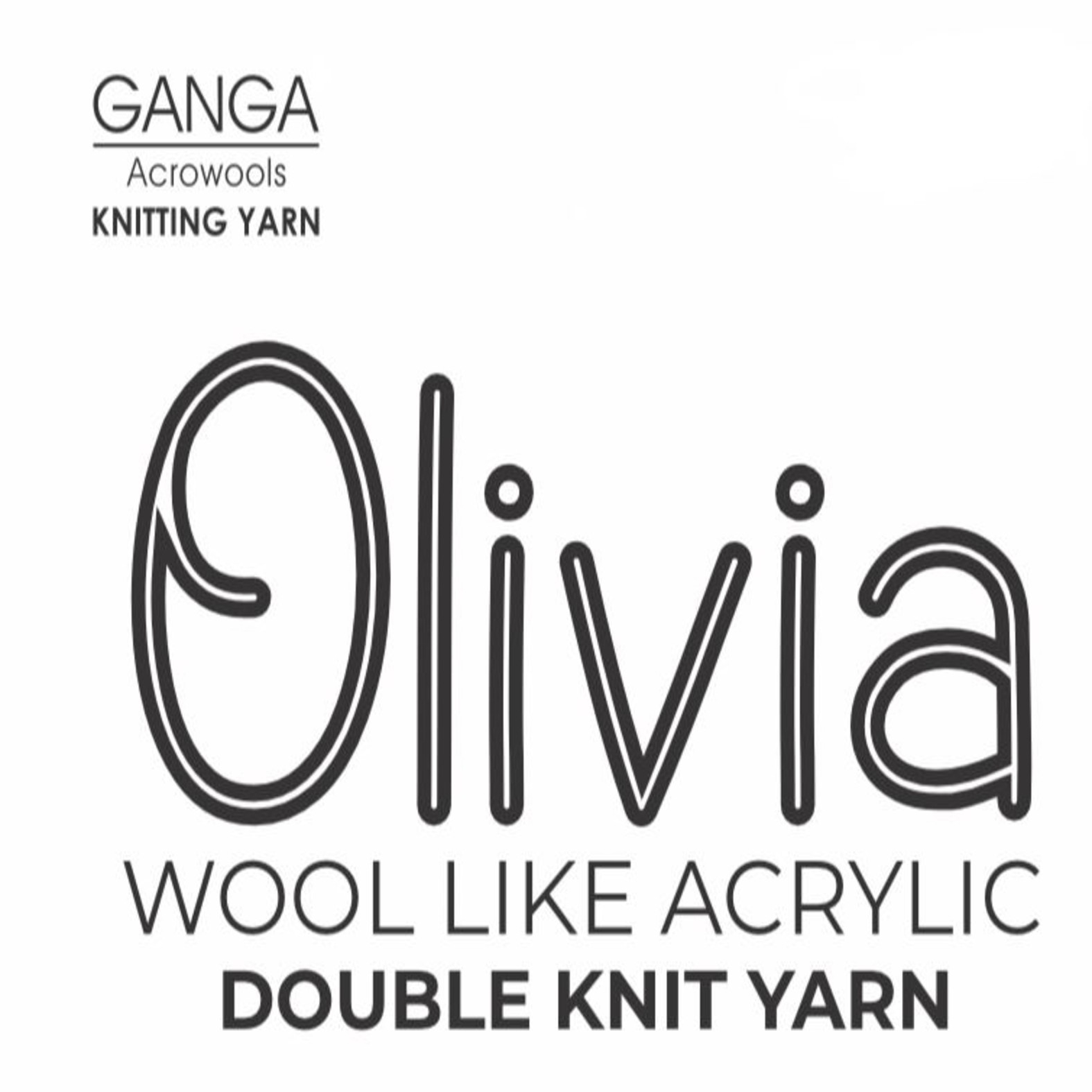 Ganga Acrowools Knitting Yarn Olivia Device mark 7608904 Trademark