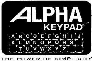 Alpha Keypad (device) Device mark 2022934 Trademark