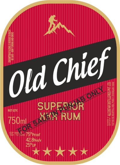 Old Chief Superior Xxx Rum Device mark 7610442 Trademark