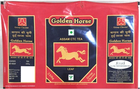 Device Of Golden Horse Device mark 7619154 Trademark