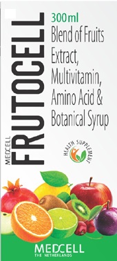 Frutocell (packing Label) Device mark 7619905 Trademark