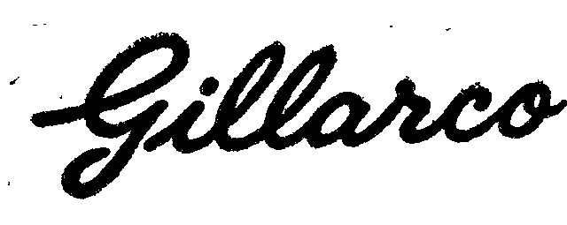 Gillarco. Device mark 299816 Trademark