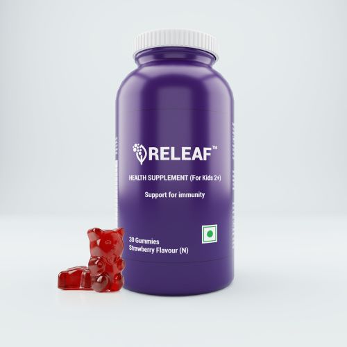 Releaf Health Supplement For Kids Device mark 7627054 Trademark