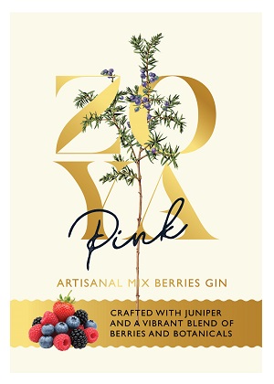 Zoya Pink Artisanal Mix Berries Gin Device mark 7629602 Trademark