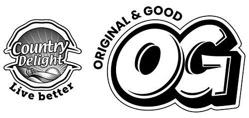 Country Delight Live Better Original & Good Og (device) Device mark 7637671 Trademark