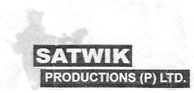 Satwik Productions (p) Ltd. Device mark 2439523 Trademark