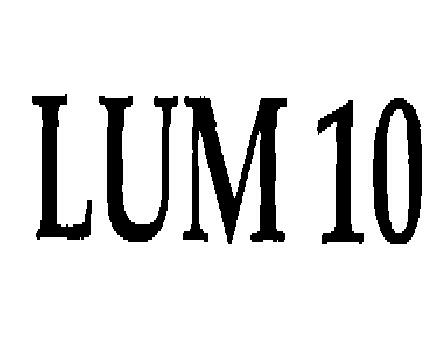 Lum 10 (device) Device mark 2251884 Trademark