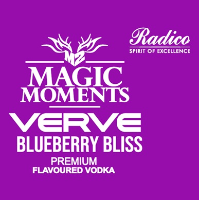 M2 Magic Moments Verve Blueberry Bliss Premium Flavoured Vodka Device mark 7647819 Trademark
