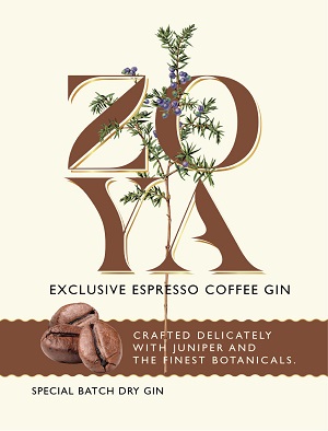 Zoya Exclusive Espresso Coffee Gin Device mark 7707171 Trademark