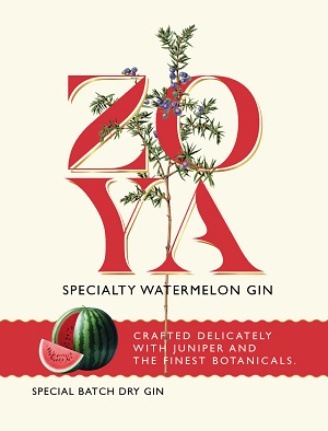 Zoya Specialty Watermelon Gin Device mark 7707175 Trademark