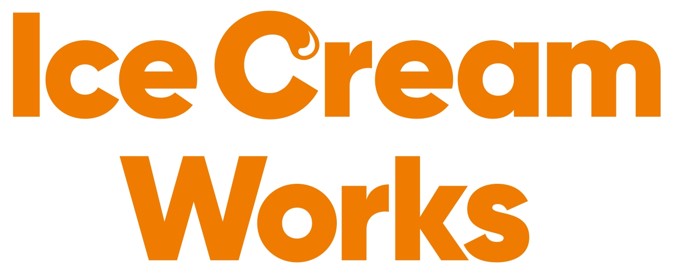 Ice Cream Works (in Orange Colour Logo) Device mark 7707296 Trademark