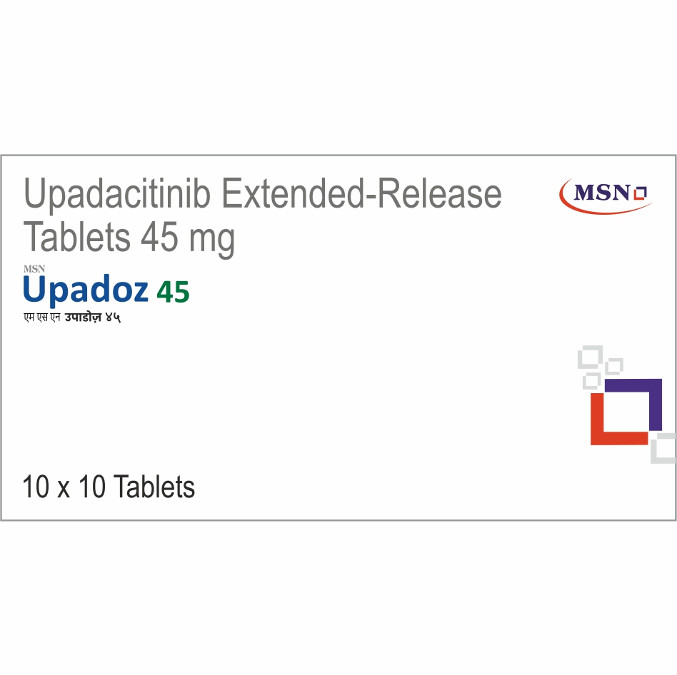 Msn Upadacitinib Extended-release Tablets 45mg Msn Upadoz 45 (label) Device mark 7713384 Trademark