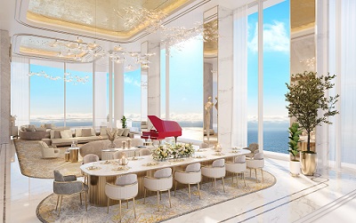 Duplex Living Room Of Lodha Sea Face Building Device Device mark 7723222 Trademark