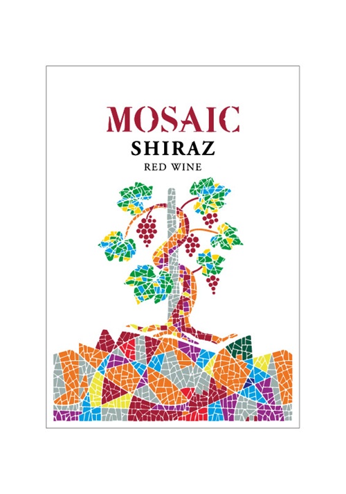 Mosaic Shiraz Red Wine Device mark 7728267 Trademark