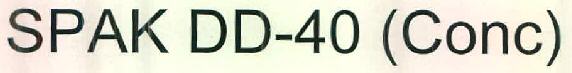 Spak Dd-40 (conc) Device mark 2646322 Trademark