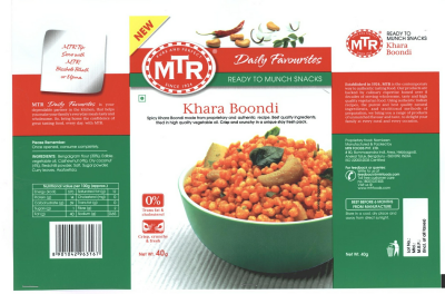Mtr Khara Boondi Device mark 2370730 Trademark
