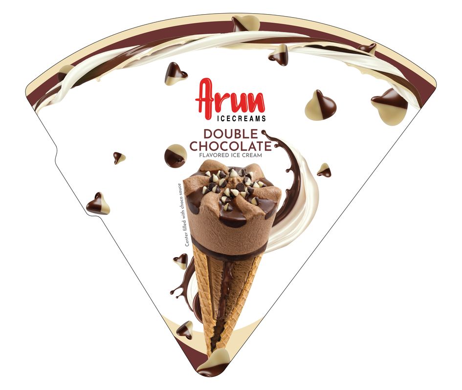 Arun Icecreams Double Chocolate Flavored Ice Cream Device mark 7746877 Trademark