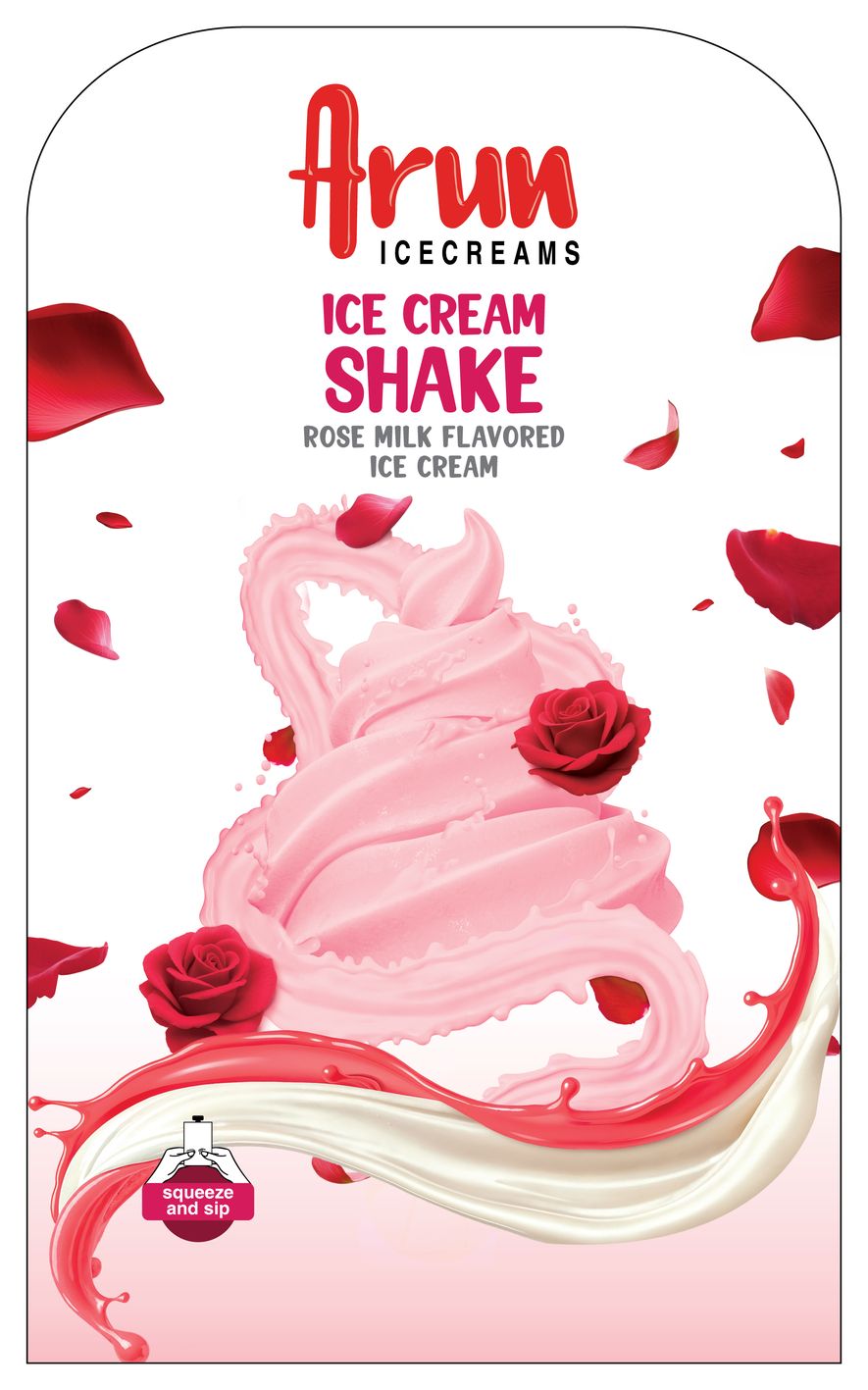 Arun Icecreams Ice Cream Shake Rose Milk Flavored Ice Cream Device mark 7746938 Trademark