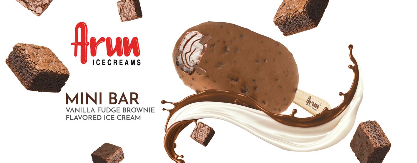 Arun Icecreams Mini Bar Vanilla Fudge Brownie Flavored Ice Cream Device mark 7746942 Trademark