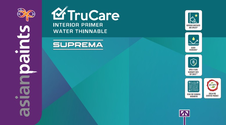Trucare Interior Primer Water Thinnable Suprema Device mark 7747737 Trademark