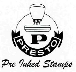 P Presto Pre Inked Stamps Device mark 2385390 Trademark