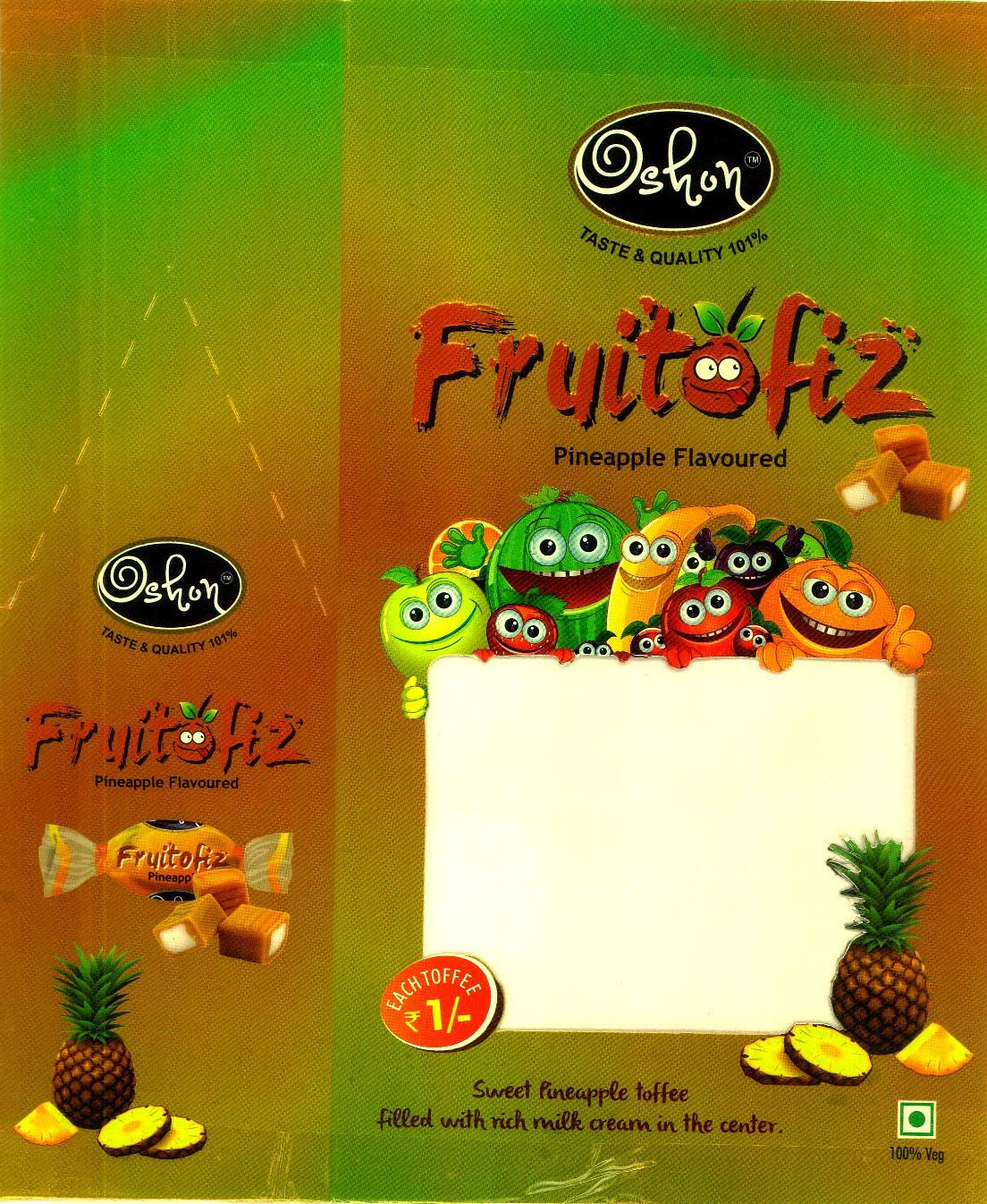 Fruitofiz Pineapple Flavoured Device mark 2813707 Trademark