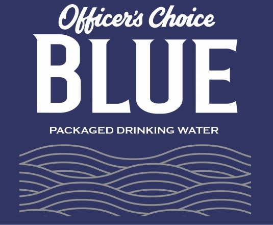 Officer’s Choice Blue Packaged Drinking Water Device mark 7764323 Trademark