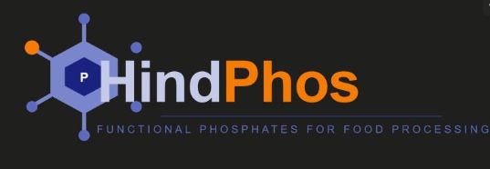 Logo Of 'p' Merged With Hindphos, Functional Phosphates For Food Processing And Devices Device mark 7764572 Trademark