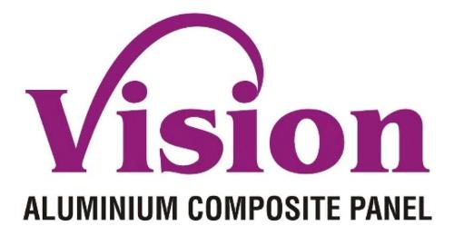 Vision Aluminium Composite Panel Device mark 7771892 Trademark