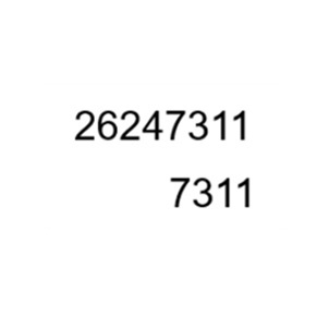 26247311, 7311 (series Mark) Device mark 7774930 Trademark