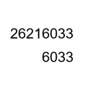 26216033, 6033 (series Mark) Device mark 7774945 Trademark