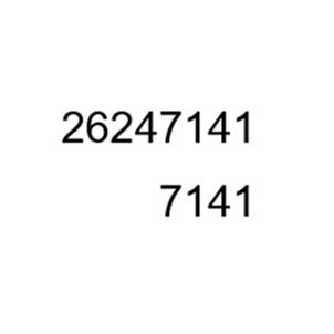 26247141, 7141 (series Mark) Device mark 7776048 Trademark