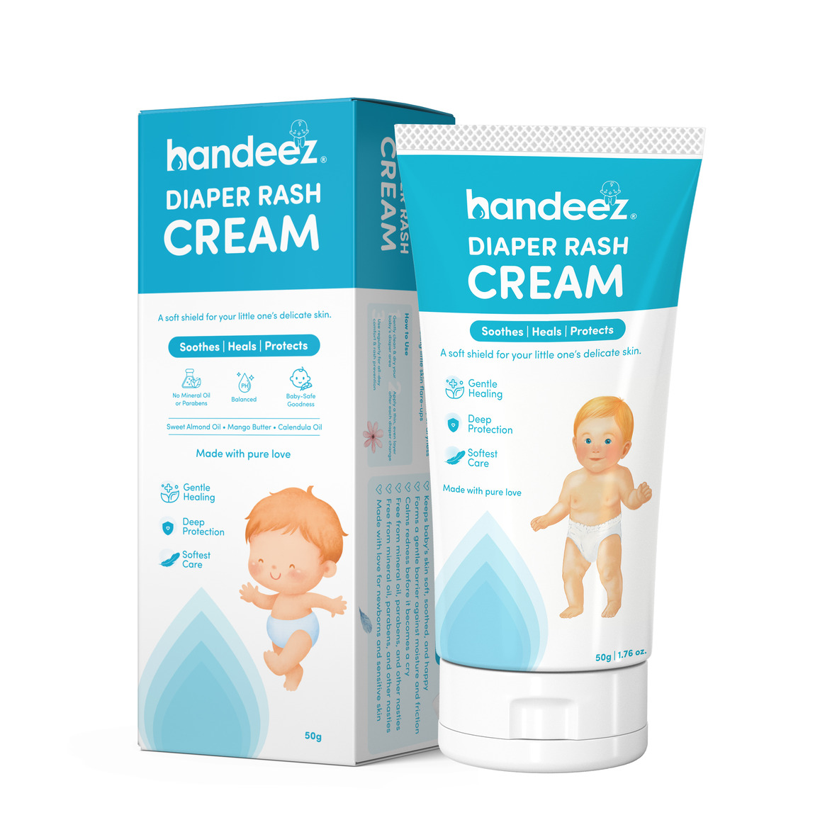 Handeez Diaper Rash Cream Device mark 7785272 Trademark