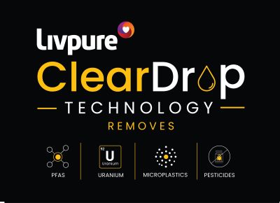 Livpure Cleardrop Technology Removes Device mark 7791664 Trademark