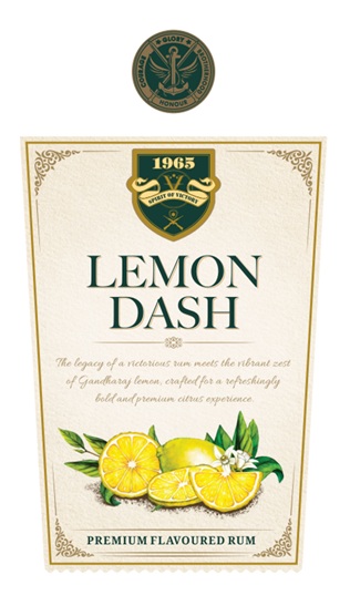1965 Spirit Of Victory Lemon Dash Premium Flavoured Rum Device mark 7795810 Trademark