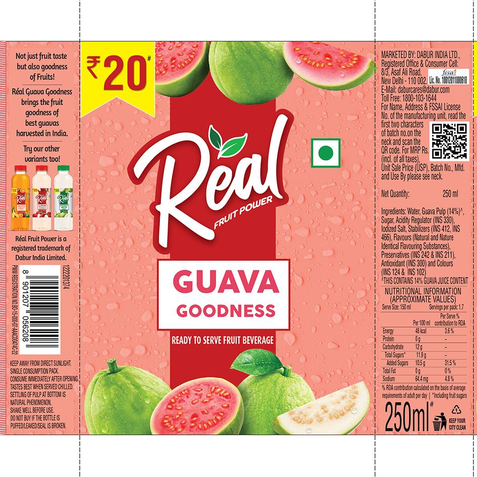 Real Fruit Power Guava Goodness Device mark 7798112 Trademark