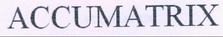 Accumatrix Device mark 2119920 Trademark