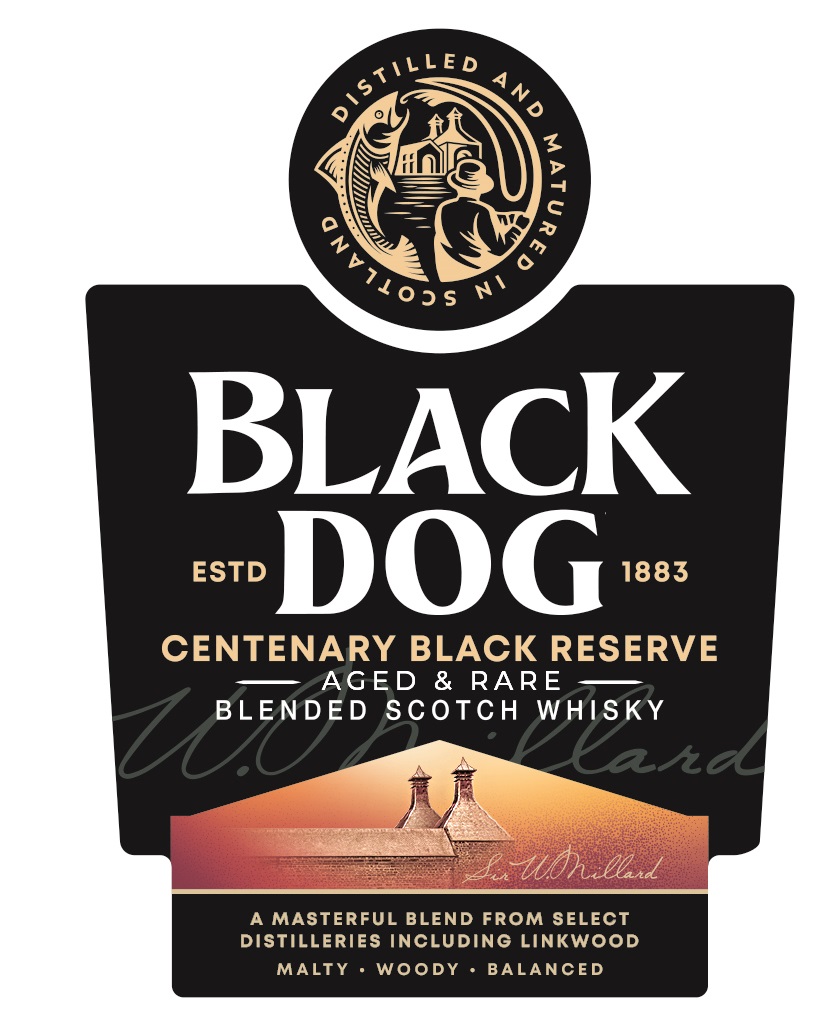Black Dog Centenary Black Reserve Aged & Rare Blended Scotch Whisky (label) Device mark 7831662 Trademark