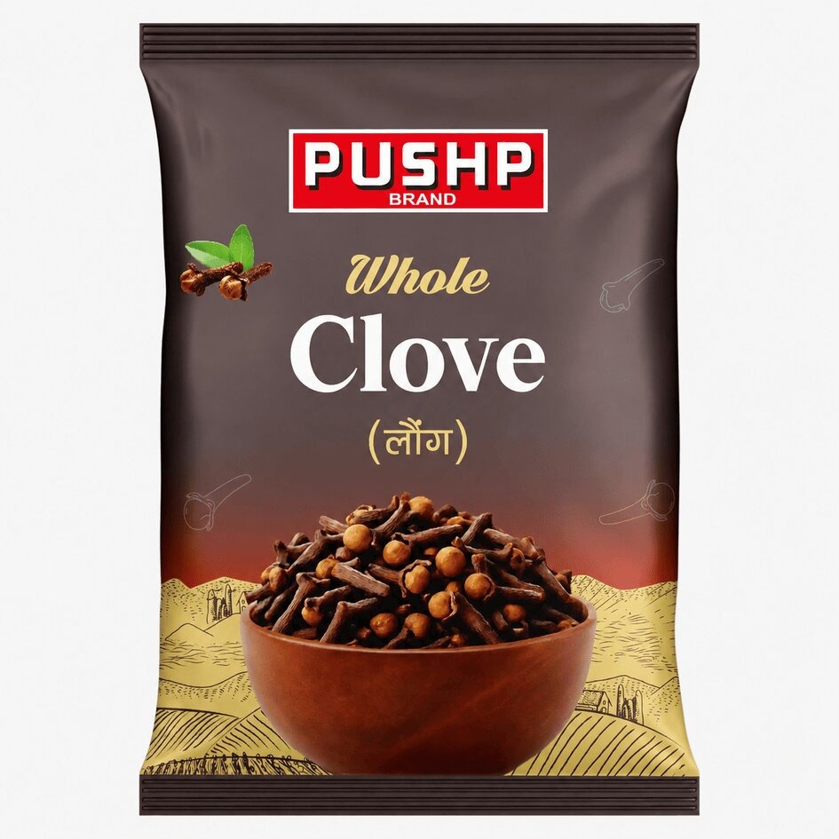 Pushp Brand Whole Clove (laung) Device mark 7843193 Trademark